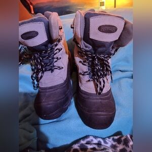 Ranger Women's Black and Gray Combat Boots